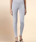 Microfiber elastane stretch soft ankle length leggings with ultrasoft waistband