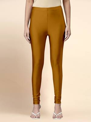Trendmalls Microfiber elastane stretch soft churidar length leggings with ultrasoft waistband 1