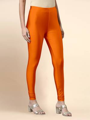 Trendmalls Microfiber elastane stretch soft churidar length leggings with ultrasoft waistband 4