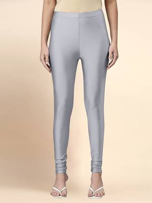 Trendmalls Microfiber elastane stretch soft churidar length leggings with ultrasoft waistband 1