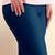 Microfiber elastane stretch soft churidar length leggings with ultrasoft waistband