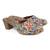 women printed ethnic block sandals | slip-on sandal for ethnic wear | mustard block heel footwear