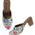 women printed ethnic block sandals | slip-on sandals | multi-color ethnic wear footwear