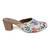 women printed ethnic block sandals | slip-on sandals | multi-color ethnic wear footwear