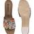 women printed open toe block mules heels | yellow slip-on sandals | ethnic wear footwear