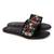 women's textured open toe flats multi canvas embroidered slip-on ethnic wear for women