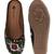 women's black ethnic embroidered slip-on mojari mules | traditional juttis for casual & festive wear