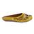 women's yellow ethnic embroidered slip-on mojari mules | traditional juttis for casual & festive wear