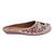 women's purple ethnic embroidered slip-on mojari mules | traditional juttis for casual & festive wear