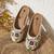 women's cream ethnic embroidered slip-on mojari mules | traditional juttis for casual & festive wear