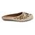 women's cream ethnic embroidered slip-on mojari mules | traditional juttis for casual & festive wear