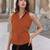 Navy blue tropical print angrakha style cotton kurta top