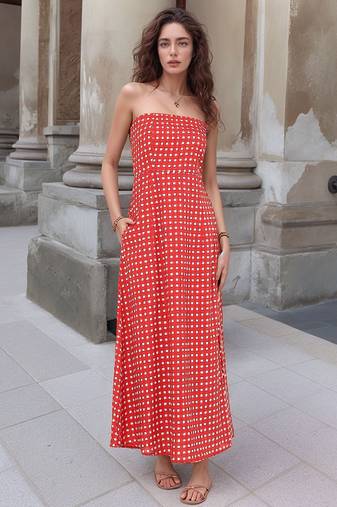 Navy blue tropical print angrakha style cotton kurta top