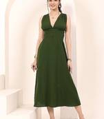 Navy blue tropical print angrakha style cotton kurta top