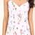 Navy blue tropical print angrakha style cotton kurta top