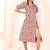Navy blue tropical print angrakha style cotton kurta top