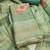 Women's mint cotton silk embroidered unstitched dress material