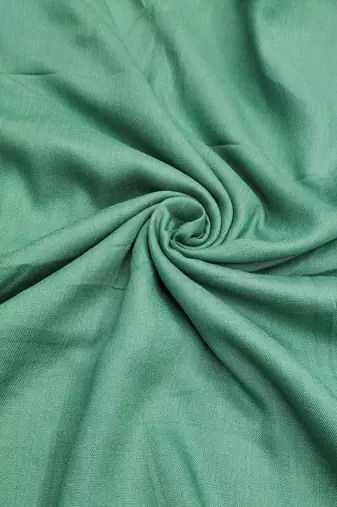 Women's mint cotton silk embroidered unstitched dress material