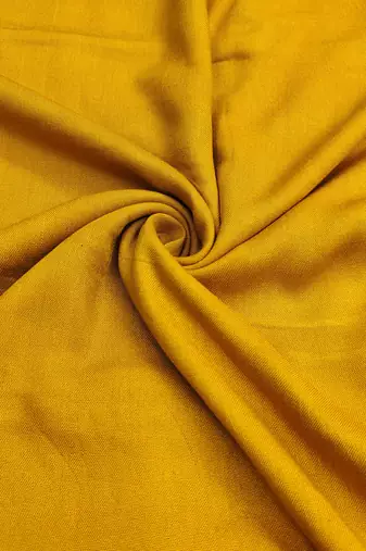 Women's mustard premium roman cotton embroidered unstitched dress material