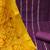 Women's purple premium roman cotton embroidered unstitched dress material