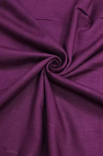 Women's purple premium roman cotton embroidered unstitched dress material