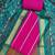 Women's magenta premium roman cotton embroidered unstitched dress material