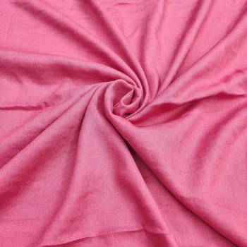 Women's pink silk embroidered unstitched dress material 4