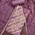 Women's lavender silk handwork unstitched dress material
