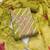 Women's green silk handwork unstitched dress material