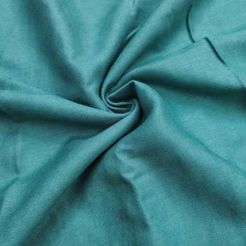 Women's blue silk handwork unstitched dress material 4