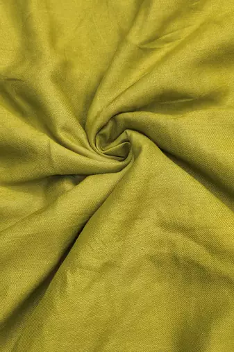 Women's green silk handwork unstitched dress material