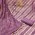 Women's lavender silk handwork unstitched dress material