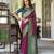 Women's wine soft silk zari woven  saree with unstitched silk blouse piece