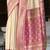 Women's beige soft silk zari woven  saree with unstitched silk blouse piece