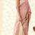 Women's pink silk blend zari woven saree with unstitched silk blouse piece
