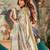 Women's pista handloom silk saree with unstitched silk blouse piece