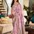 Women's baby pink handloom silk saree with unstitched silk blouse piece