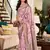 Women's baby pink handloom silk blend saree with unstitched silk blend blouse piece