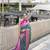 Women's dark green soft silk bandhani saree with unstitched silk blouse piece
