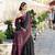 black soft ikat printed silk blend saree with unstitched blouse piece