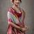 Women's grey modal cotton zari woven saree with unstitched silk blouse piece