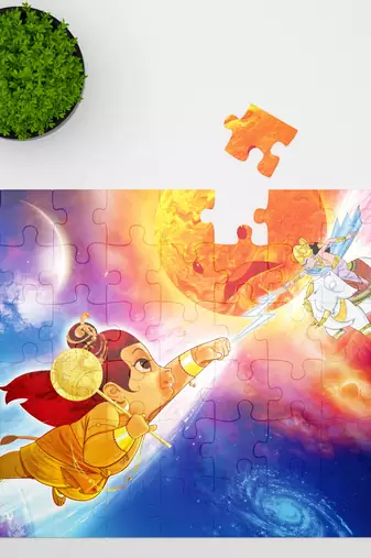 Puzzle - hanuman - 54 pieces - 2d jigsaw puzzle
