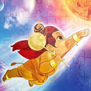 Puzzle - hanuman - 54 pieces - 2d jigsaw puzzle 3