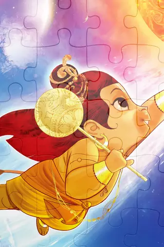 Puzzle - hanuman - 54 pieces - 2d jigsaw puzzle