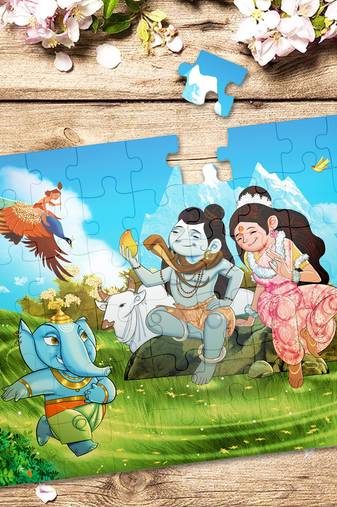Puzzle - ganesha - 54 pieces - 2d jigsaw puzzle