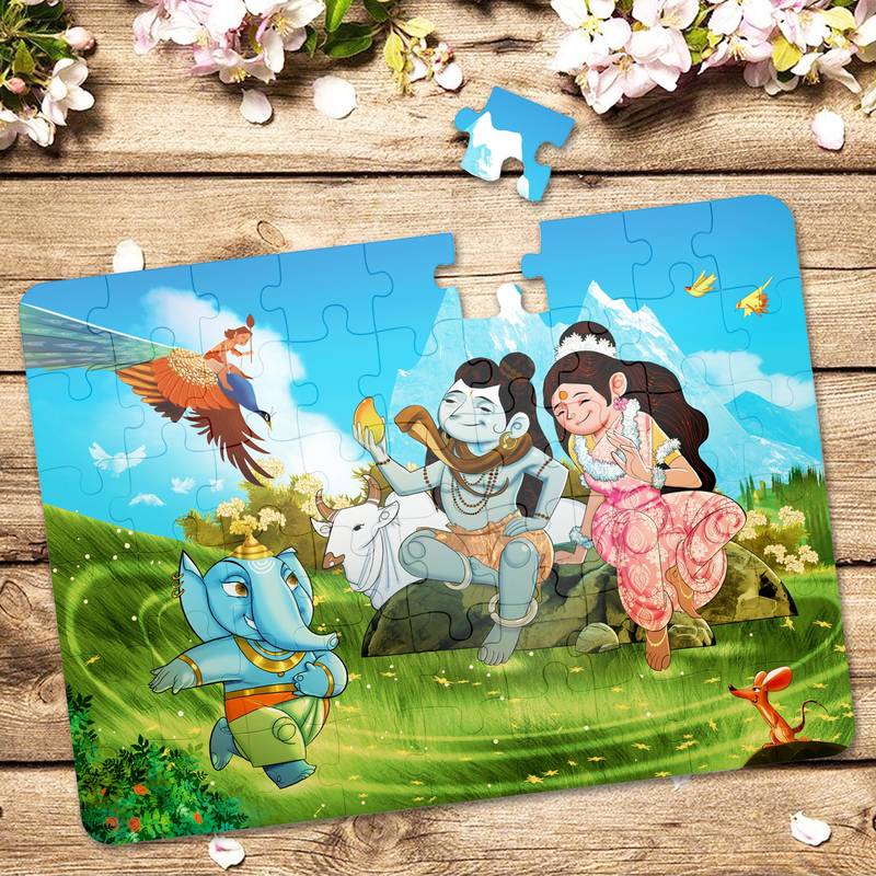 Puzzle - ganesha - 54 pieces - 2d jigsaw puzzle