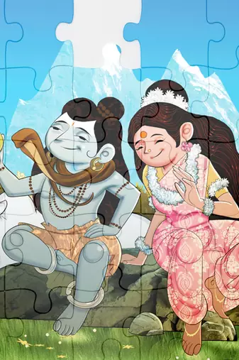 Puzzle - ganesha - 54 pieces - 2d jigsaw puzzle