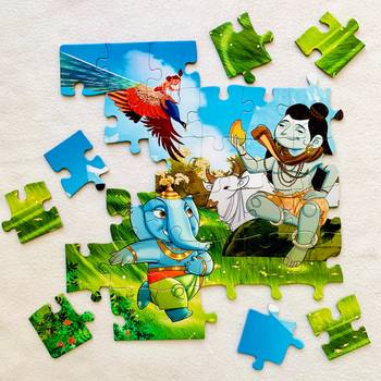 Puzzle - ganesha - 54 pieces - 2d jigsaw puzzle 3