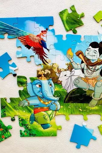 Puzzle - ganesha - 54 pieces - 2d jigsaw puzzle