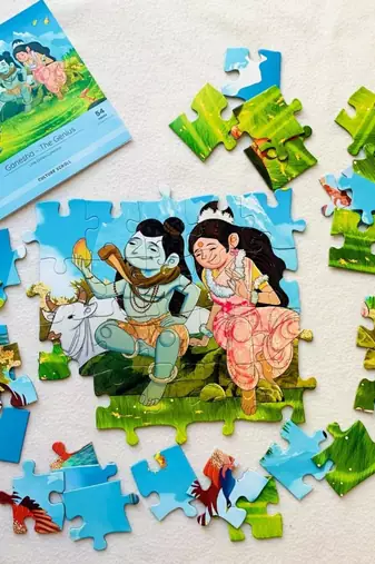 Puzzle - ganesha - 54 pieces - 2d jigsaw puzzle